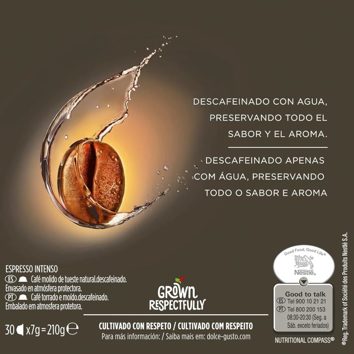Desfeinado Espresso Intenso pack 48 cápsulas Nescafé Dolce Gusto