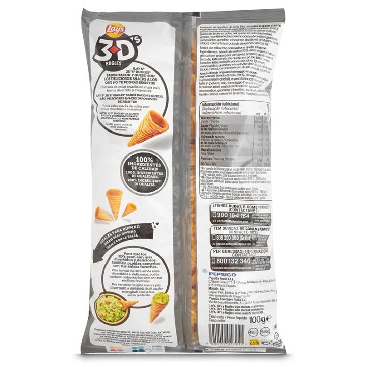 VALOR NUTRICIONAL BUGLES 3D