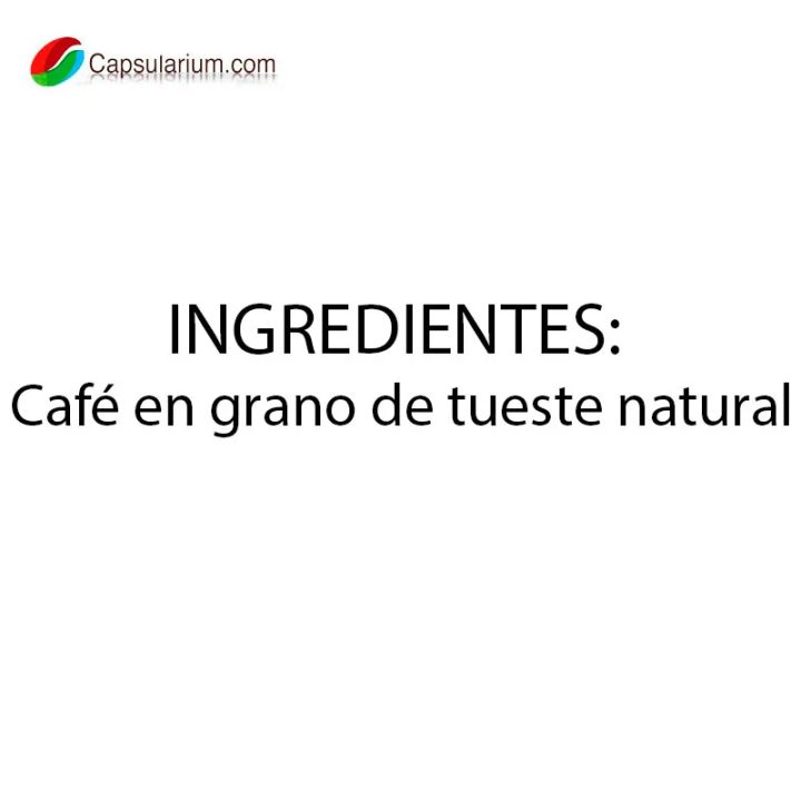 VALOR NUTRICIONAL FORZA L'OR CAFE EN GRANO