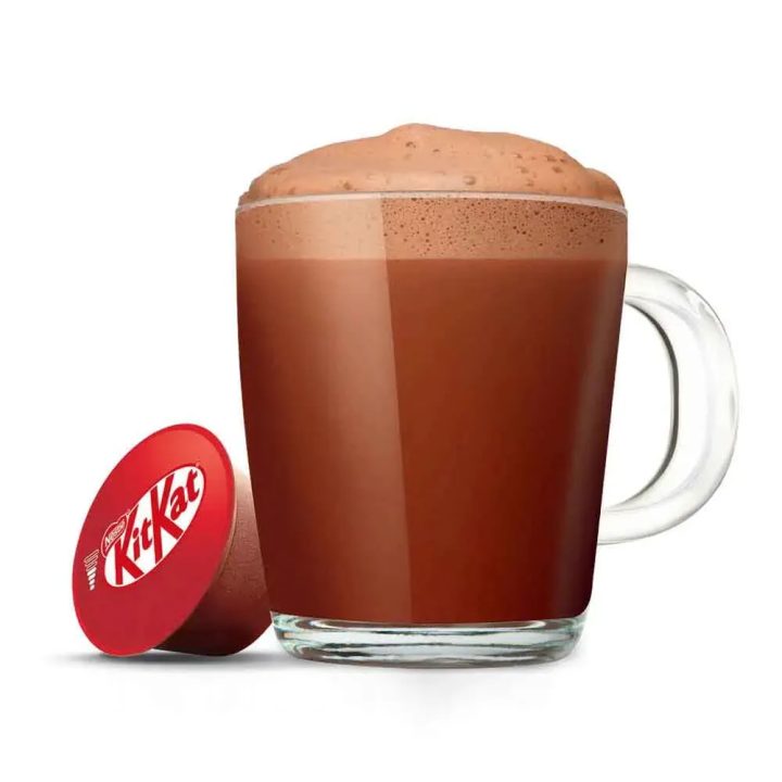 taza KitKat 16 cápsulas de chocolate Dolce Gusto Original detras