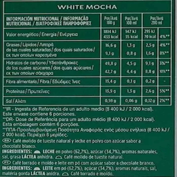 3 cajas de Mocha Starbucks 6 + 6 cápsulas compatibles Dolce Gusto.