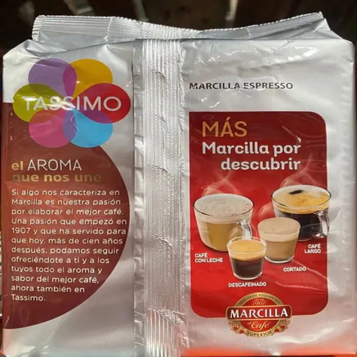 Espresso Marcilla Tassimo 5 cajas de 16 servicios