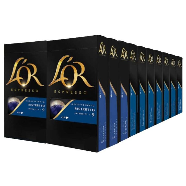 Ristretto Descafeinado L'or 200 cápsulas compatibles Nespresso