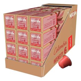 Colombia descafeinado Nescafe. 120 cápsulas de Aluminio Formato ahorro