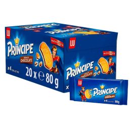 Galletas Príncipe de Chocolate (Caja 20 Paquetes x 80g)