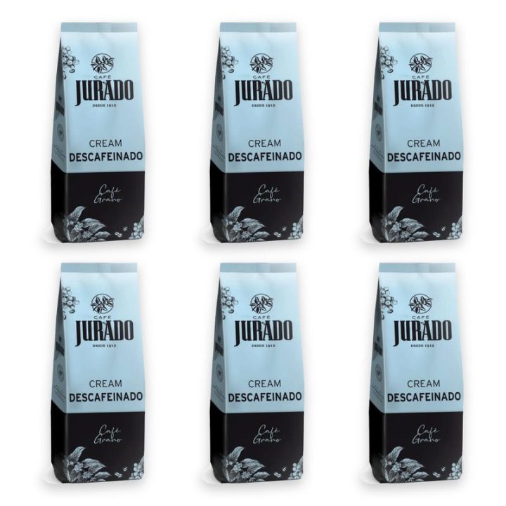 Pack 6 kg Café en Grano Cream Descafeinado Jurado