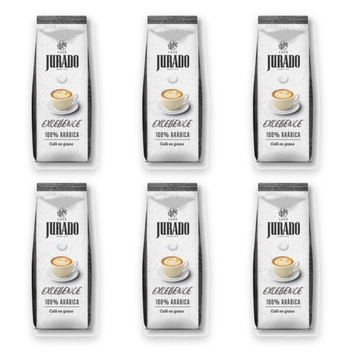 Pack 6 kg Café en Grano Excellence 100% Arábica Jurado