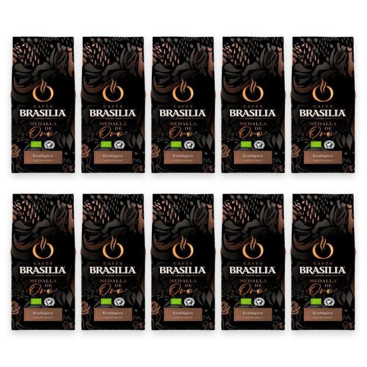 Pack 10 kg Café en Grano Ecológico Brasilia