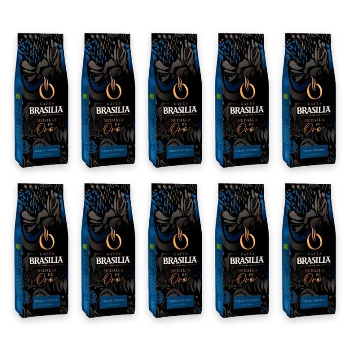 Pack 10 kg Café en Grano Classic Intenso 80/20 Brasilia