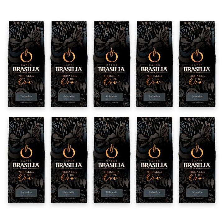 Pack 10 kg Café en Grano Colombia Brasilia