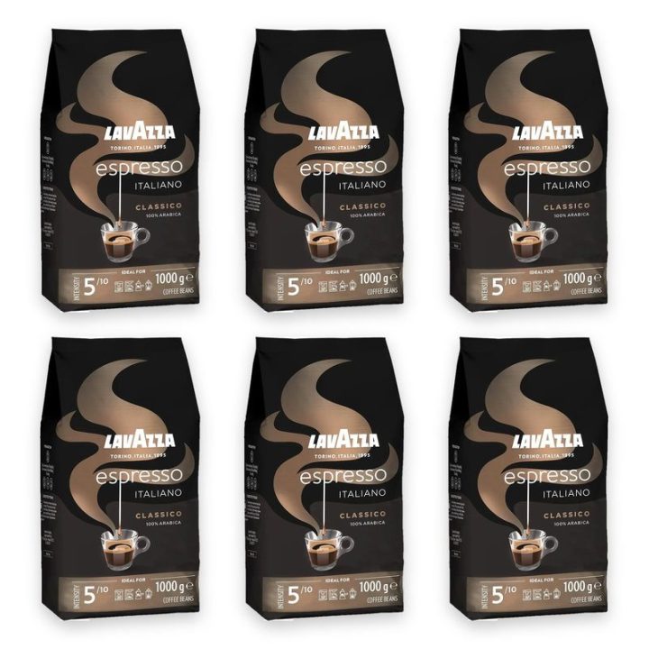 Pack 6 kg Café en Grano Lavazza Espresso Italiano Classico