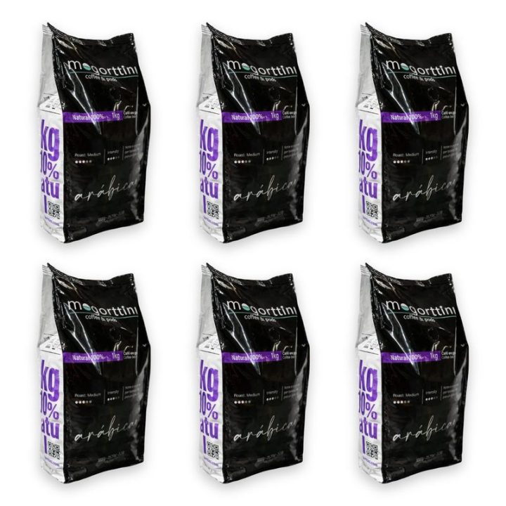 Pack 6 kg Café en Grano Selección de Arábicas Mogorttini