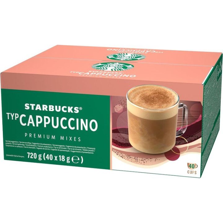 Pack 6 cajas Starbucks Cappuccino | 240 sobres de 18 g