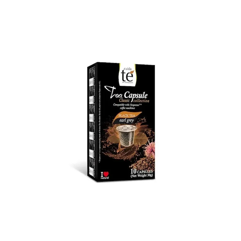 Black Tea Earl Grey 10 Cápsulas compatibles con Máquinas Nespresso®* Black Tea Earl Grey 10 Cápsulas compatibles con Máquinas Nespresso®*