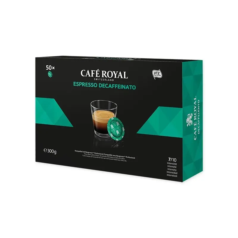 Royal Decaffeinato para el sistema Nespresso®* Professional** Royal Decaffeinato para el sistema Nespresso®* Professional**