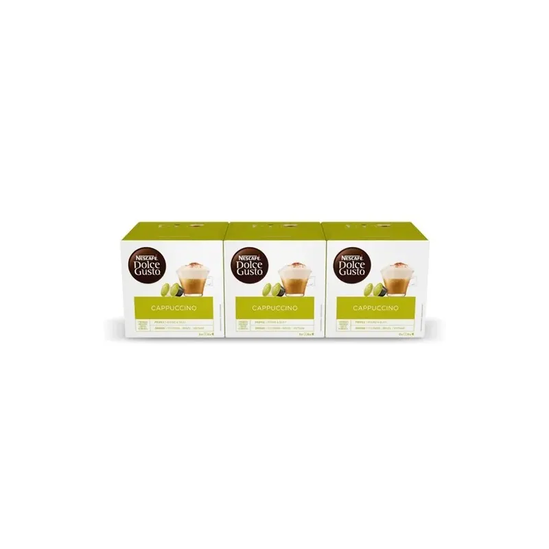 NESCAFÉ® Dolce Gusto® Cappuccino x 3, 48 Cápsulas NESCAFÉ® Dolce Gusto® Cappuccino x 3, 48 Cápsulas