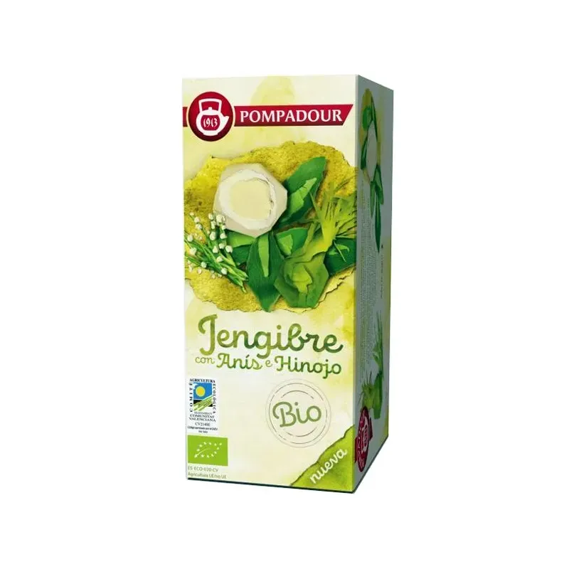 Jengibre con Anís e Hinojo BIO Pompadour Jengibre con Anís e Hinojo BIO Pompadour