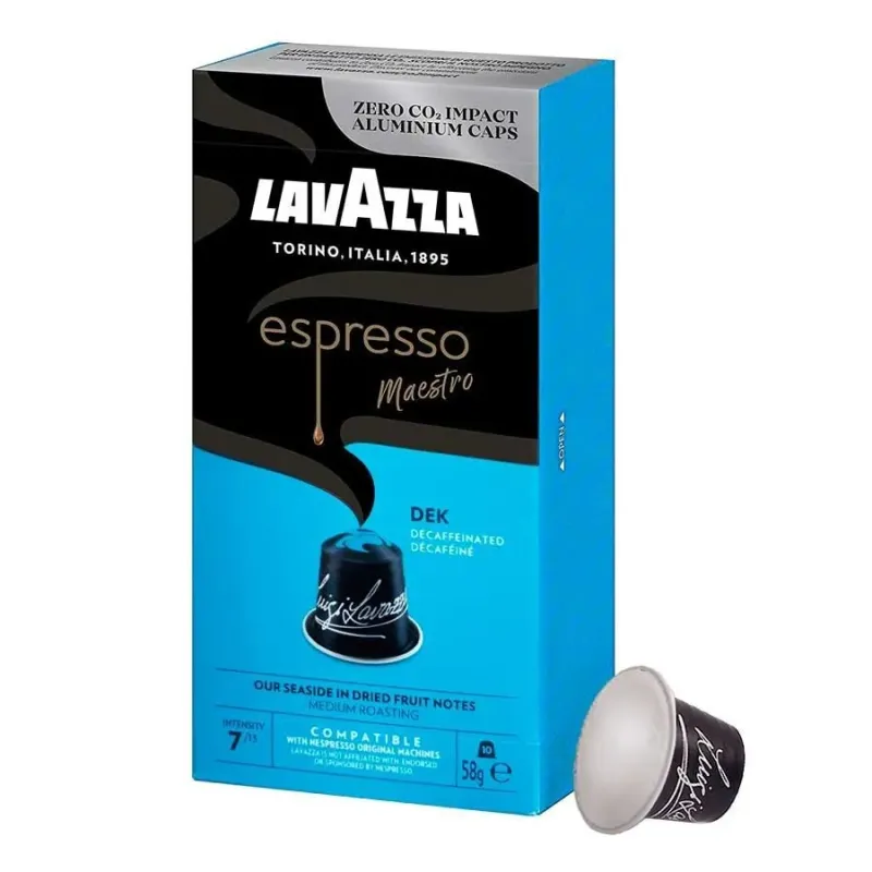Lavazza Aluminio Espresso Descafeinado 10 Cápsulas Compatibles Nespresso®* Lavazza Aluminio Espresso Descafeinado 10 Cápsulas Compatibles Nespresso®*