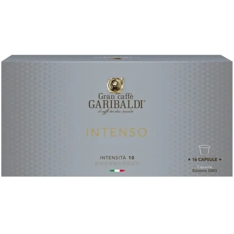 Garibaldi Intenso 16 cápsulas compatible con el sistema GM3 Garibaldi Intenso 16 cápsulas compatible con el sistema GM3