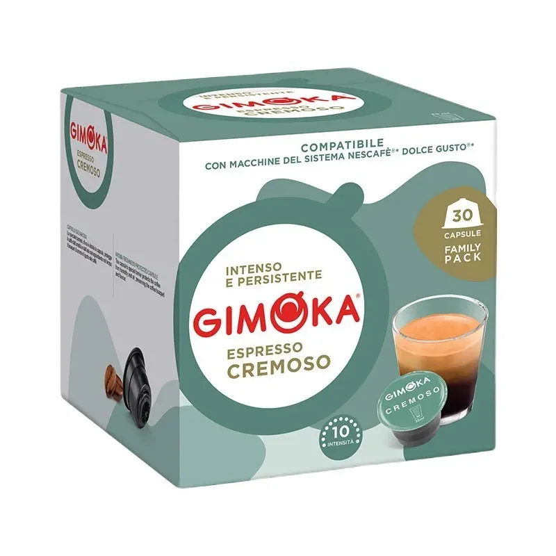 Gimoka Espresso Cremoso compatibles Dolce Gusto®* 30 Cápsulas Gimoka Espresso Cremoso compatibles Dolce Gusto®* 30 Cápsulas