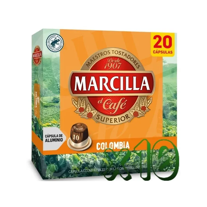 Marcilla Colombia 200 Cápsulas Compatibles Nespresso® Marcilla Colombia 200 Cápsulas Compatibles Nespresso®