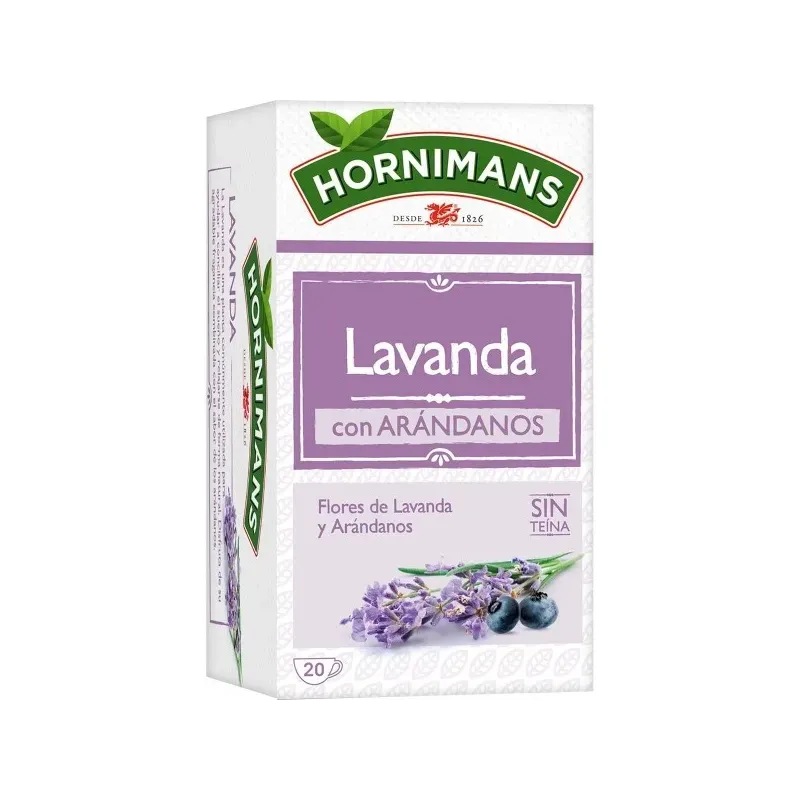 Hornimans Infusión aromatizada de manzanilla con lavanda y arándanos 20 bolsitas Hornimans Infusión aromatizada de manzanilla con lavanda y arándanos 20 bolsitas