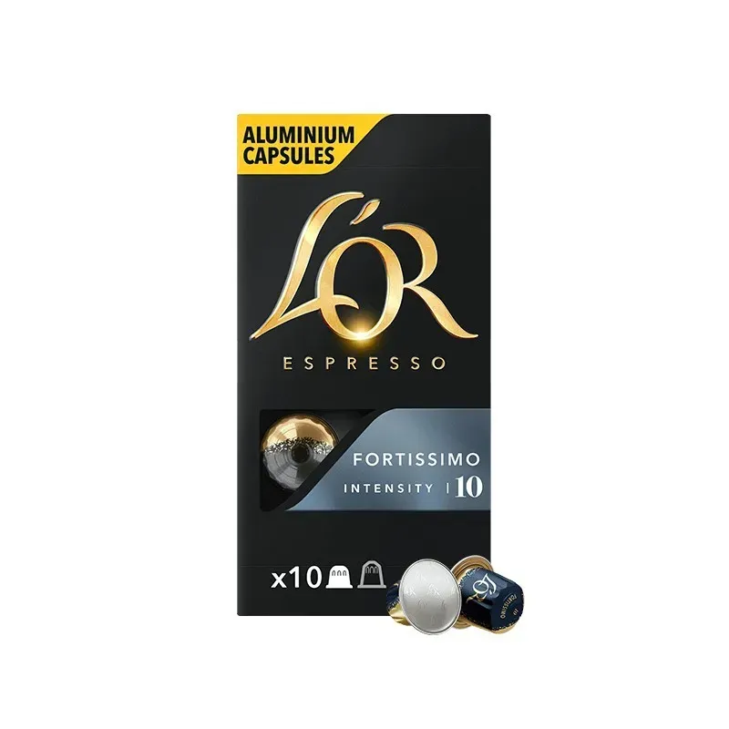 L'OR Espresso Fortissimo compatibles Nespresso® 10 cápsulas