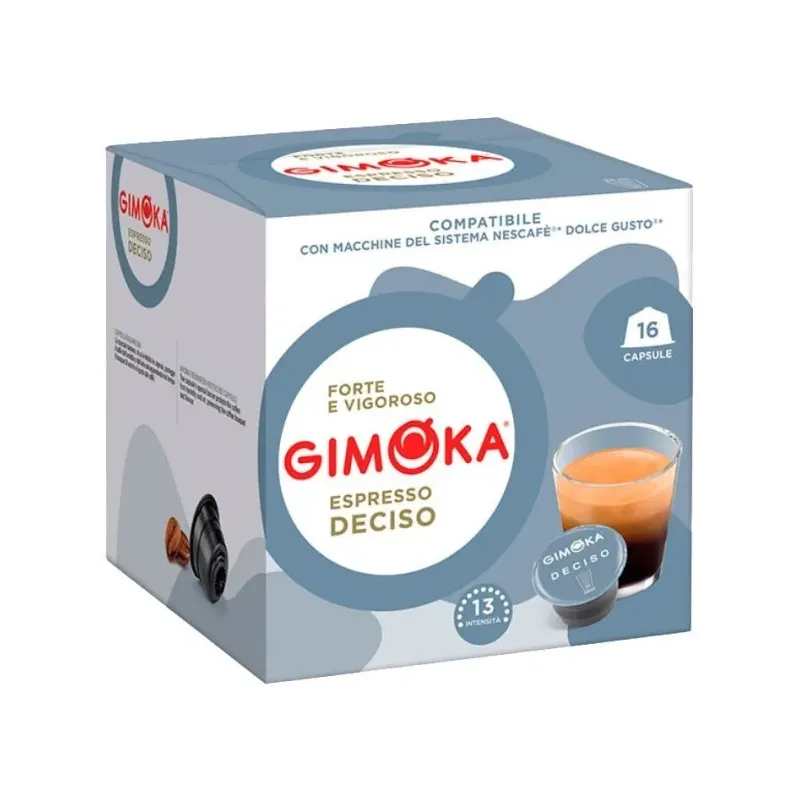 Gimoka Espresso Deciso compatibles Dolce Gusto® 16 Cápsulas Gimoka Espresso Deciso compatibles Dolce Gusto® 16 Cápsulas