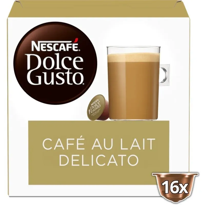 NESCAFÉ® Dolce Gusto® Café con Leche DELICATO 16 Cápsulas NESCAFÉ® Dolce Gusto® Café con Leche DELICATO 16 Cápsulas