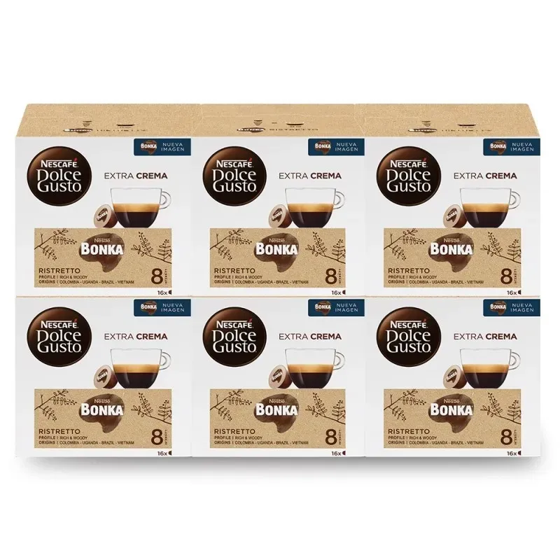 NESCAFÉ® Dolce Gusto® Bonka x 6, 96 Cápsulas NESCAFÉ® Dolce Gusto® Bonka x 6, 96 Cápsulas