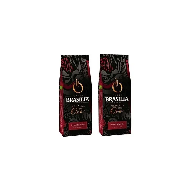 Café en grano Medalla de Oro Brasilia Descafeinado 2x500g Café en grano Medalla de Oro Brasilia Descafeinado 2x500g