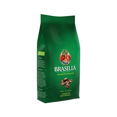 Café Brasilia en grano tueste natural 1 Kg
