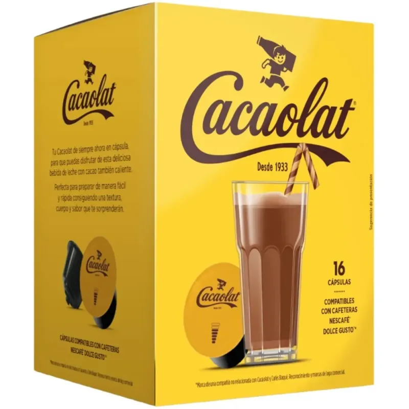 Cacaolat 16 Cápsulas Compatibles Dolce Gusto® Cacaolat 16 Cápsulas Compatibles Dolce Gusto®