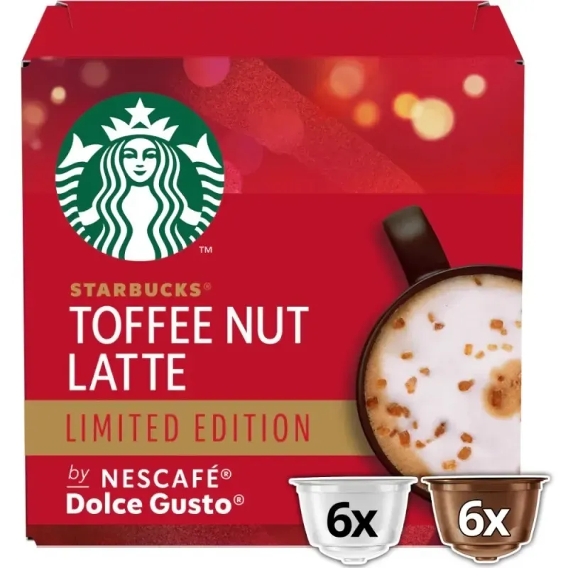 Toffe Nut Latte Starbucks 12 cápsulas by Nescafé® Dolce Gusto® Toffe Nut Latte Starbucks 12 cápsulas by Nescafé® Dolce Gusto®