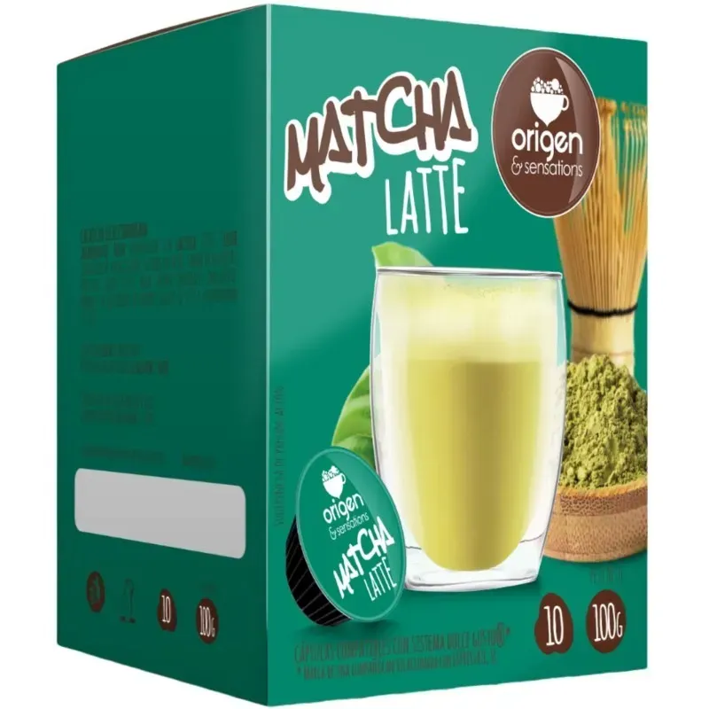 Matcha Latte ORIGEN & SENSATIONS Dolce Gusto 10 cápsulas Matcha Latte ORIGEN & SENSATIONS Dolce Gusto 10 cápsulas