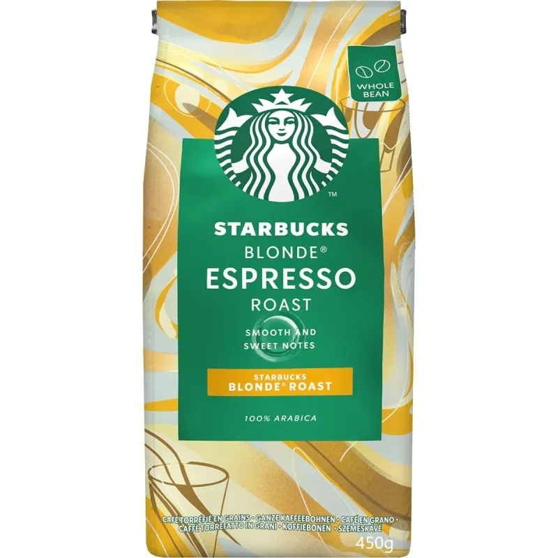 STARBUCKS® Blonde Espresso café en grano 100% arábica 450 g STARBUCKS® Blonde Espresso café en grano 100% arábica 450 g