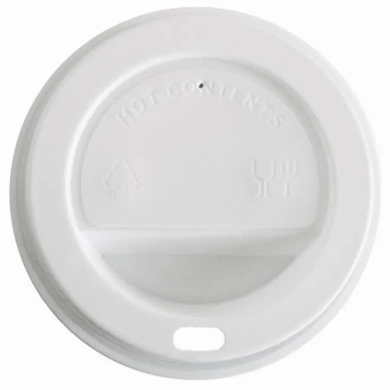 Tapas para Vasos 8 oz 240 ML Diametro 80 mm., 100 u. Tapas para Vasos 8 oz 240 ML Diametro 80 mm., 100 u.