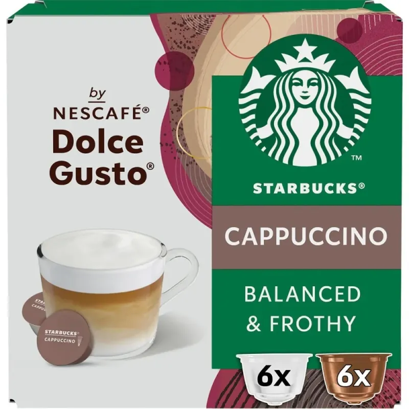 Cappuccino Starbucks 12 Cápsulas by NESCAFÉ® Dolce Gusto® Cappuccino Starbucks 12 Cápsulas by NESCAFÉ® Dolce Gusto®