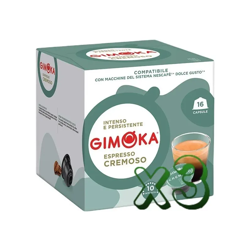 Gimoka Espresso Cremoso compatibles Dolce Gusto® 48 Cápsulas Gimoka Espresso Cremoso compatibles Dolce Gusto® 48 Cápsulas