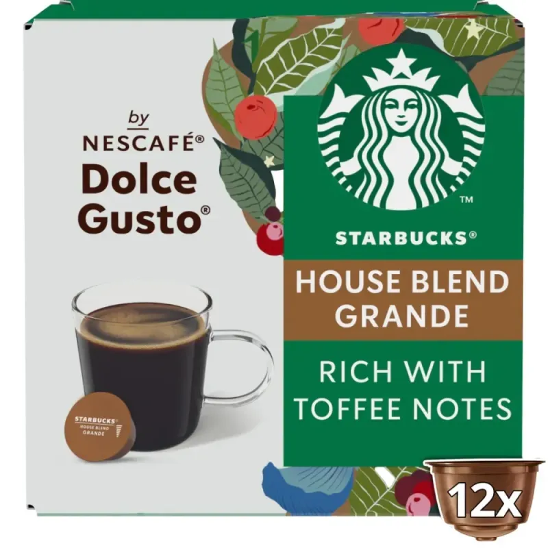 Grande House Blend Starbucks 12 Cápsulas by NESCAFÉ® Dolce Gusto® Grande House Blend Starbucks 12 Cápsulas by NESCAFÉ® Dolce Gusto®