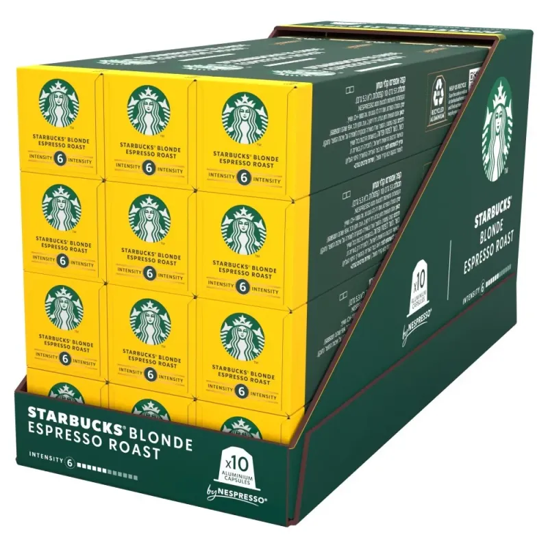 Lote 12 Blonde Starbucks by Nespresso® - 120 cápsulas Lote 12 Blonde Starbucks by Nespresso® - 120 cápsulas