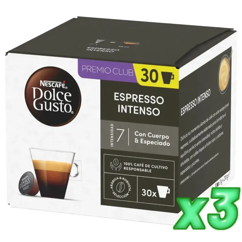 Nescafé Dolce Gusto Espresso Intenso 90 cápsulas Nescafé Dolce Gusto Espresso Intenso 90 cápsulas