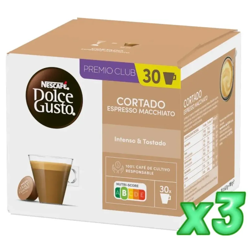 Nescafé Dolce Gusto Cortado 90 cápsulas Nescafé Dolce Gusto Cortado 90 cápsulas