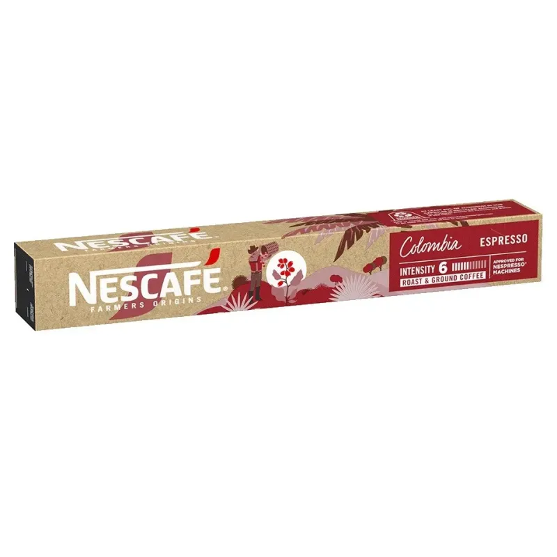 Nescafé Colombia 10 cápsulas para sistema Nespresso® Nescafé Colombia 10 cápsulas para sistema Nespresso®