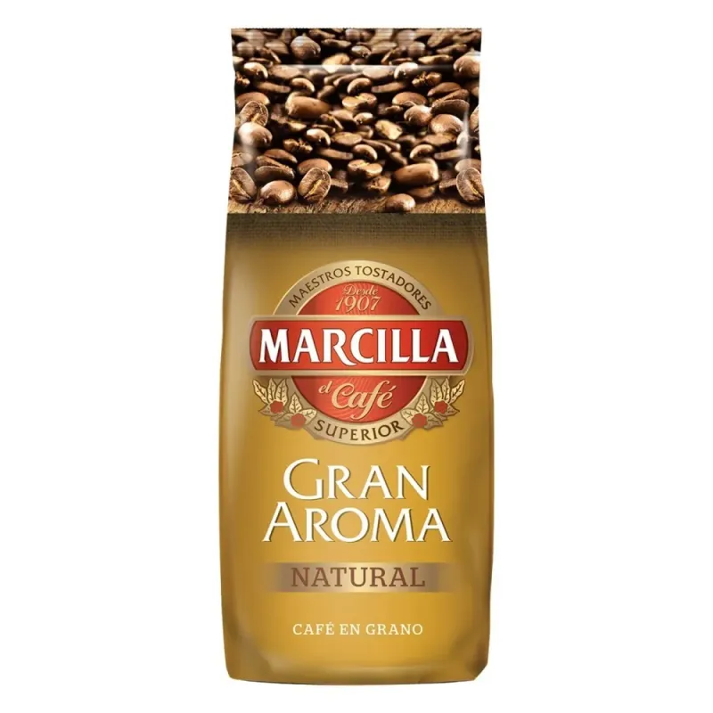 MARCILLA Gran Aroma café en grano natural paquete 1 kg MARCILLA Gran Aroma café en grano natural paquete 1 kg