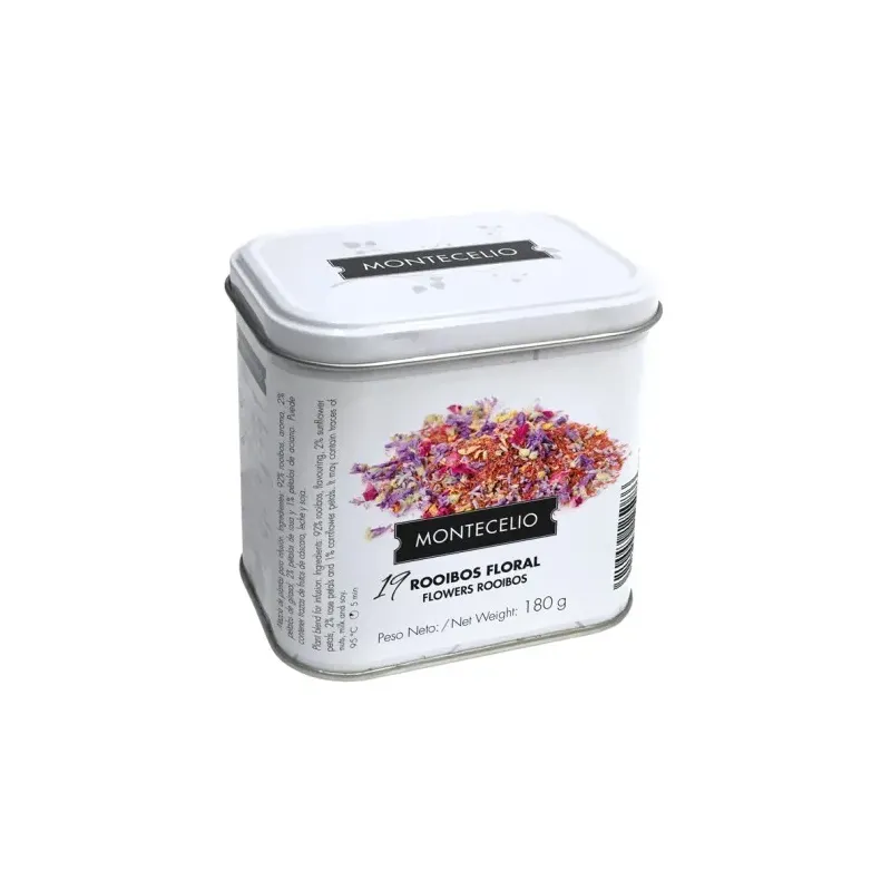 Lata Montecelio de infusión Rooibos Floral 180G Lata Montecelio de infusión Rooibos Floral 180G