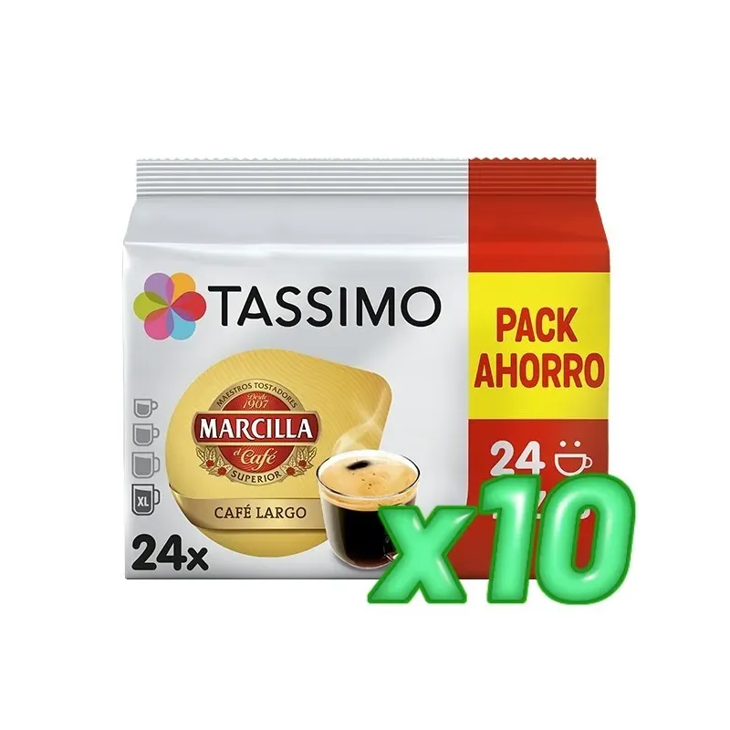 Lote 240 T-Disc Tassimo Marcilla Largo Ahorro Lote 240 T-Disc Tassimo Marcilla Largo Ahorro