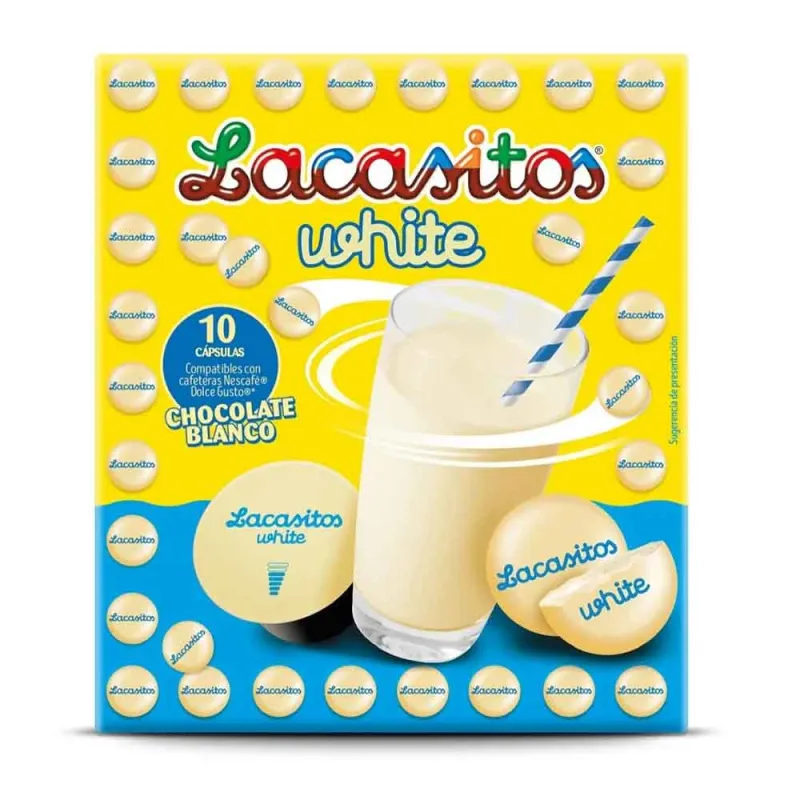 Lacasitos White Baqué 10 cápsulas compatibles Dolce Gusto Lacasitos White Baqué 10 cápsulas compatibles Dolce Gusto
