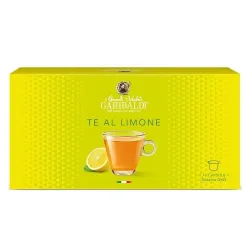 Garibaldi Te al Limone 16 cápsulas compatible con el sistema GM3