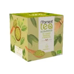 MOMENT TEA Té Verde Matcha y Sencha ECO 15 Piramides